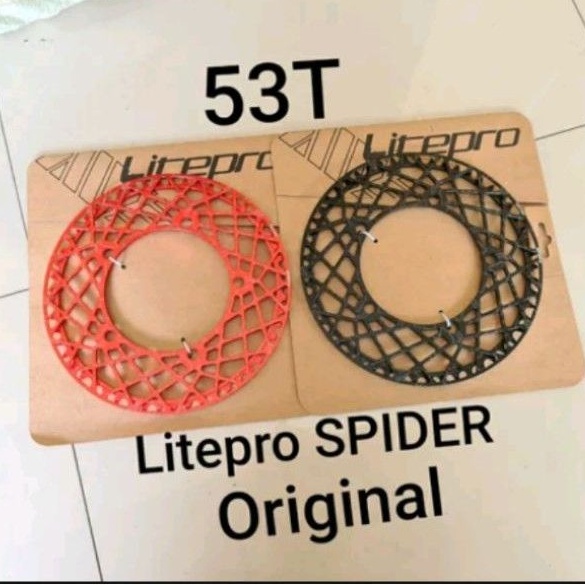 Jual Chainring Litepro 53 T Spider Chain Ring Crank Spyder 53T BCD 130