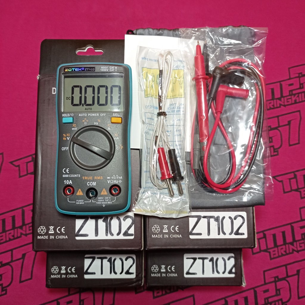 Jual Multitester Digital Zotek Zt Original Avometer Digital Zotek