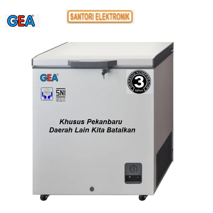 Jual Gea Ab R Chest Freezer Box Lemari Pembeku Liter Shopee