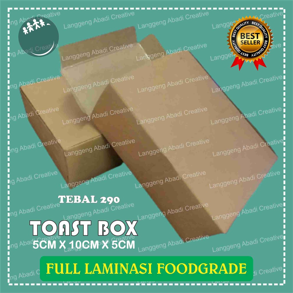 Jual Box Toast Take Away Dus Roti Bakar Kotak Roti Bakar Shopee