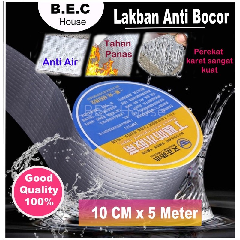 Jual Lakban Anti Bocor Anti Air Tahan Panas Aluminium Foil Asphalt