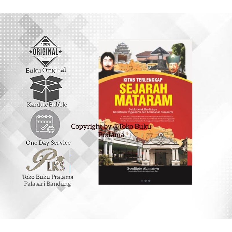 Jual Buku Kitab Sejarah Mataram Seluk Beluk Berdirinya Kesultanan