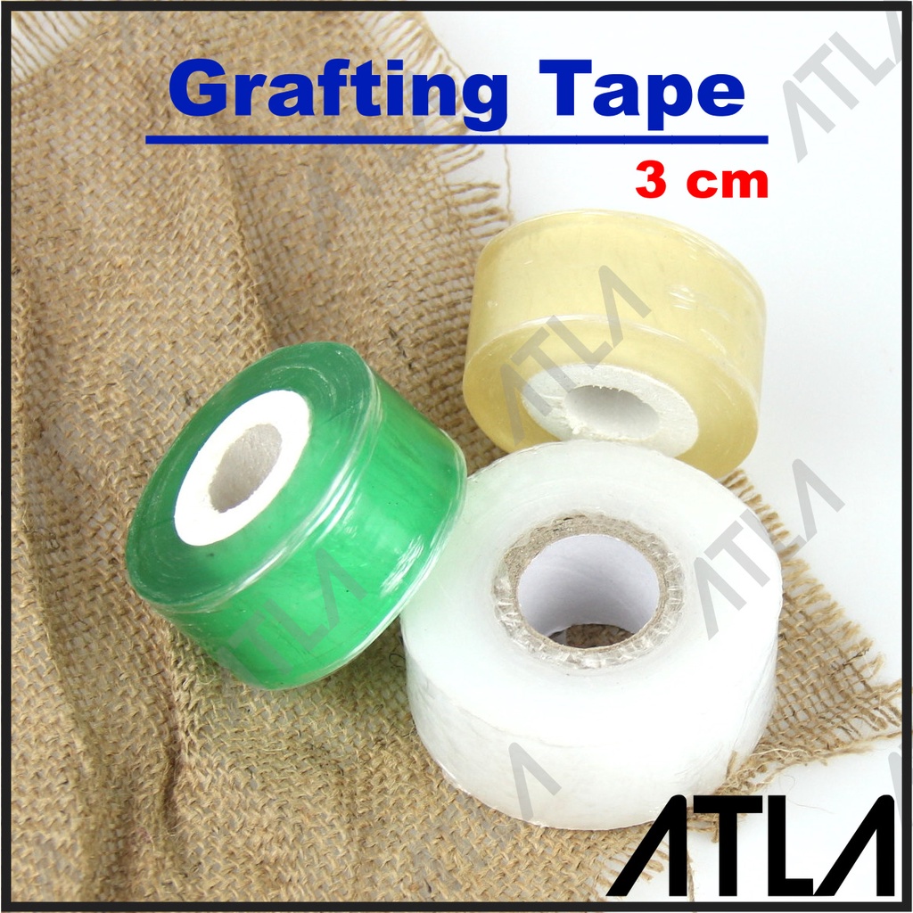 Jual Grafting Tape 3 Cm Isolasi Lakban Plastik Okulasi Sambung Pucuk