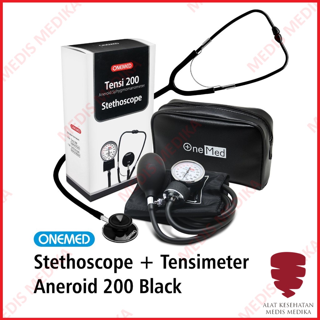 Jual Paket Stetoskop Tensimeter Aneroid Onemed Alat Ukur Tekanan