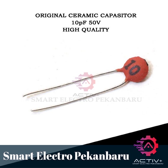 Jual ORIGINAL CAPACITOR CERAMIC 10pf 50V 10pF KAPASITOR KERAMIK