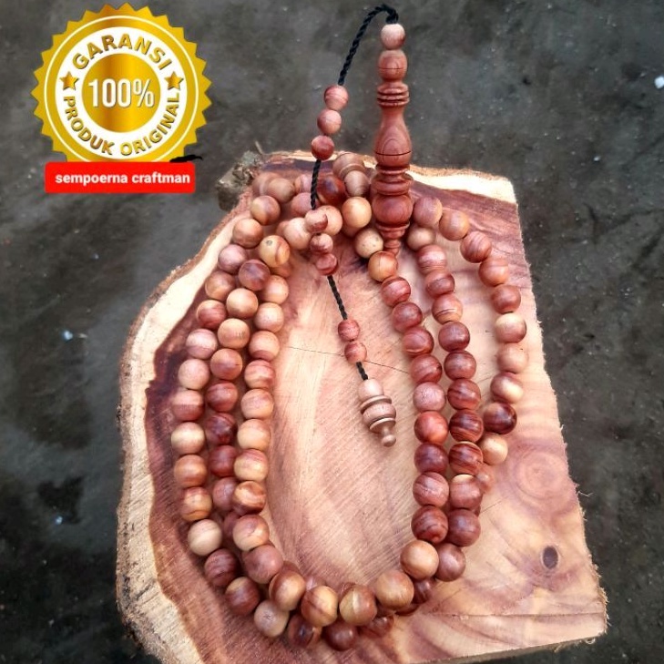 Jual Tasbih Kayu Cendana Merah Ntt Muslim 99 Butir Asli Super Harum