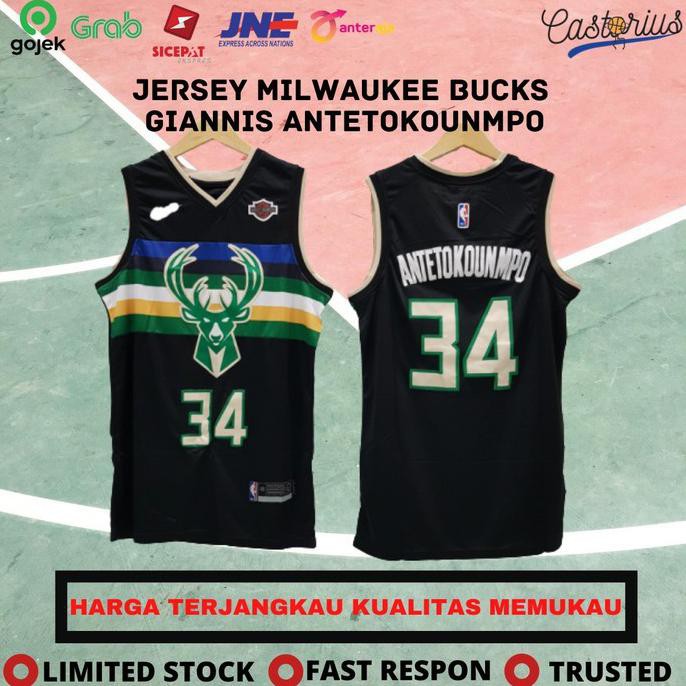 Jual Jersey Basket Nba Baju Basket Nba Milwaukee Bucks Gianis