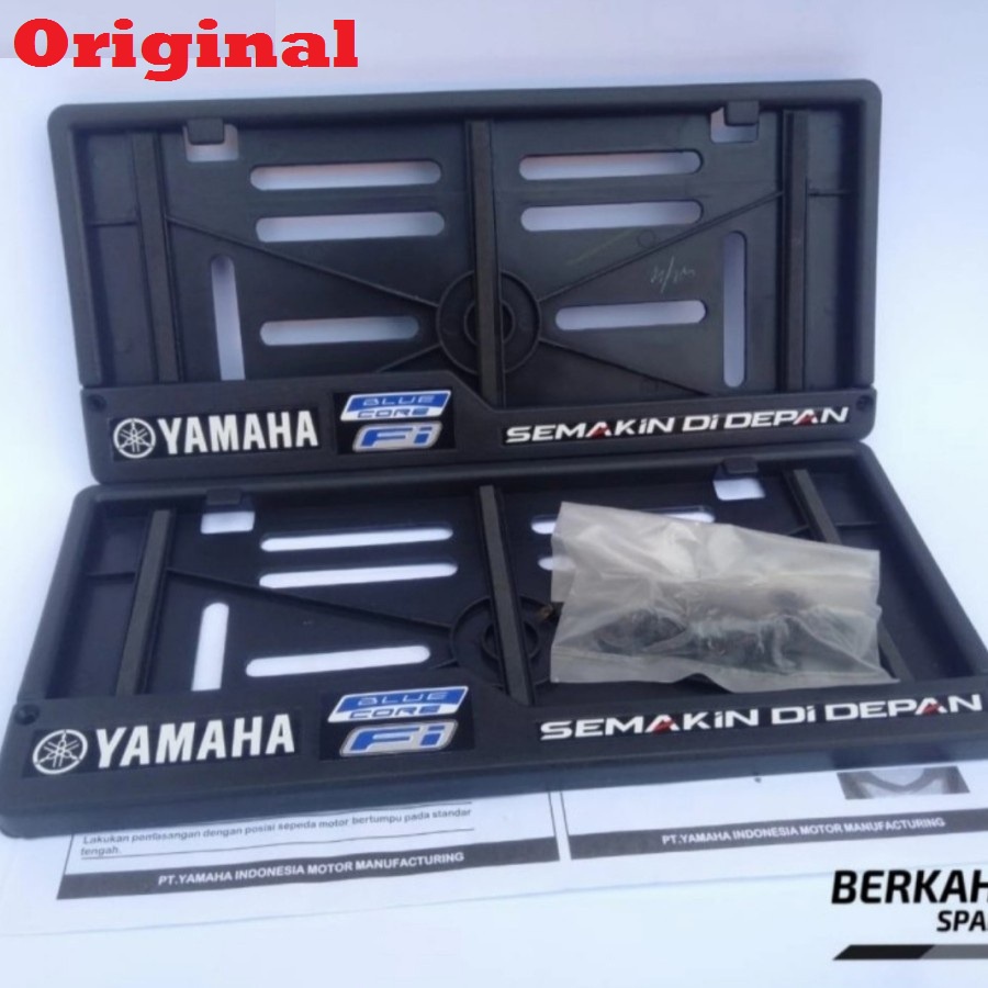 Jual Cover Plat Nomor Tatakan Dudukan Bingkai Plat Motor Yamaha