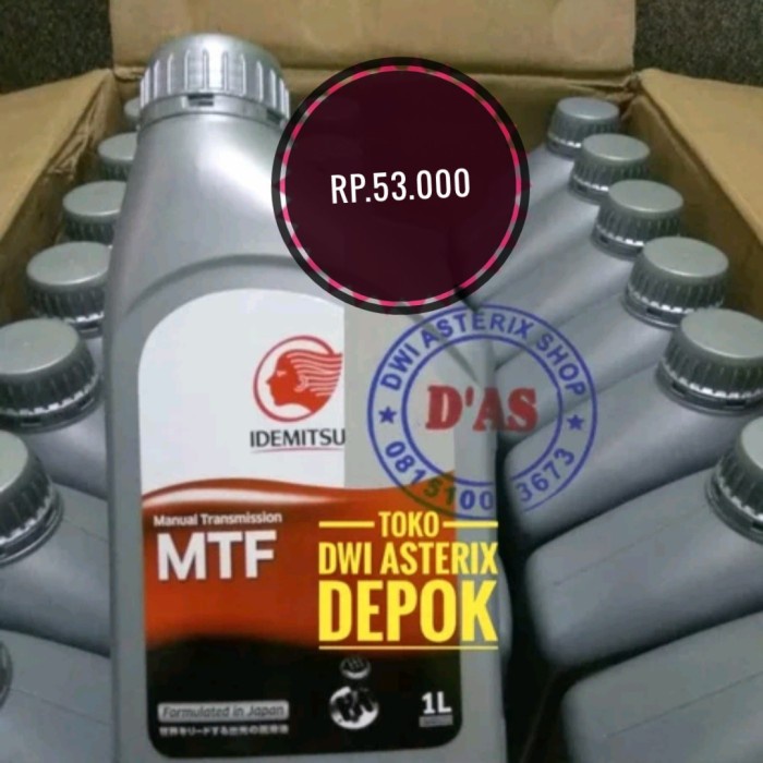 Jual Oli Transmisi Manual MTF Idemitsu Shopee Indonesia