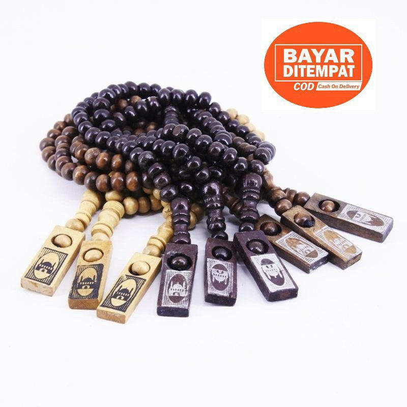 Jual Tasbih Kayu Mini 33butir Sovenir Pernikahan Syukuran Shopee