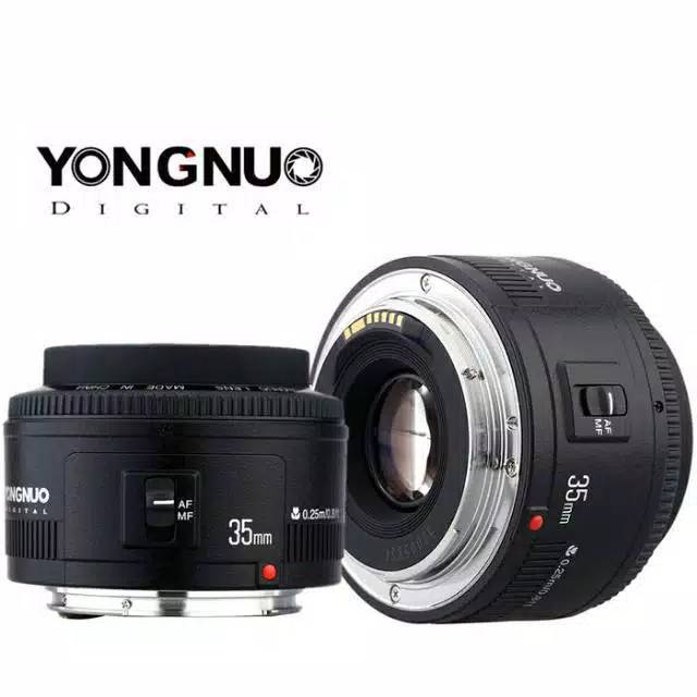 Jual Lensa Fix Yongnuo Canon Mm F Prime Lens Shopee Indonesia