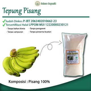 Jual Tepung Pisang MPASI Organik 1kg Bebas Gluten Free MPASI Selera