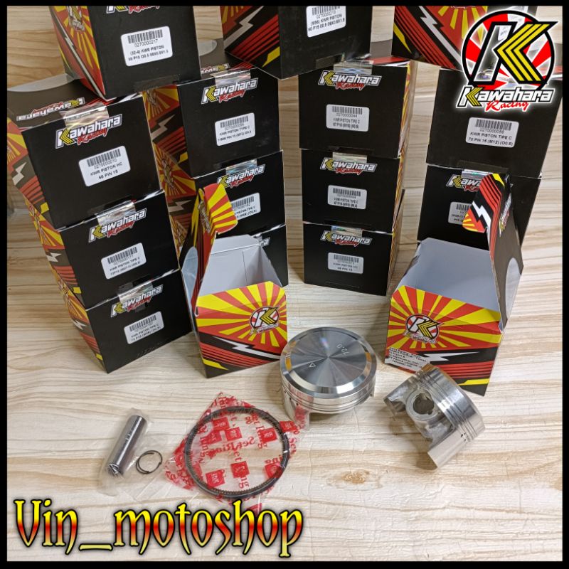 Jual Piston Seher Kawahara Racing Pin Ukuran