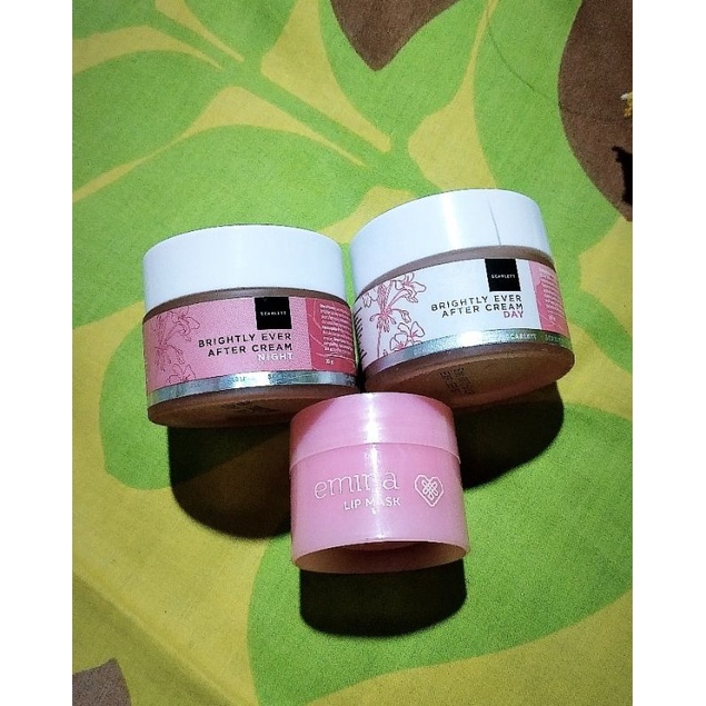 Jual Scarlett Whitening Brightly Ever After Day Night Cream