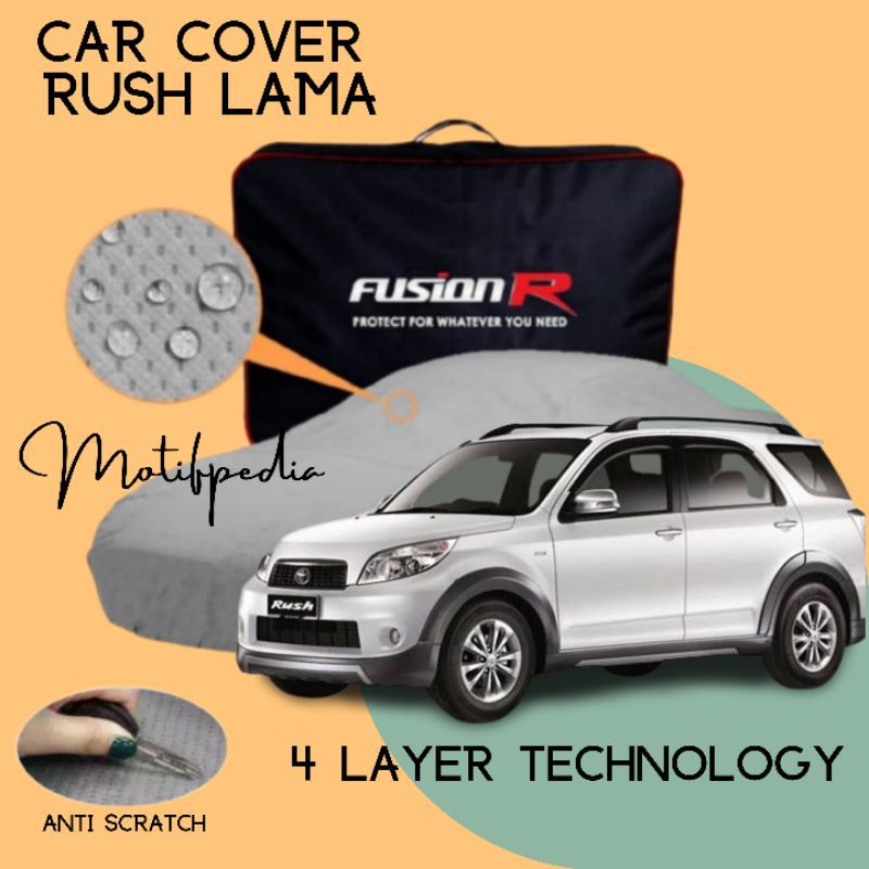 Jual Cover Mobil Rush Lama Sarung Mobil Honda Rush Lama Layer