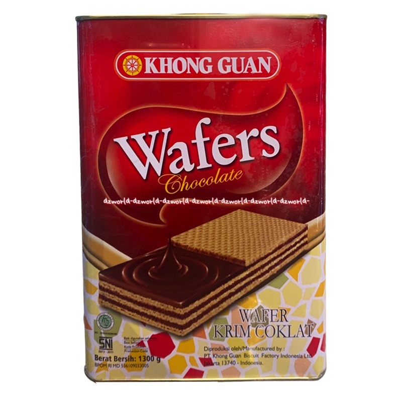 Jual Khong Guan Wafers Chocolate Gr Wafer Krim Coklat Khongguan