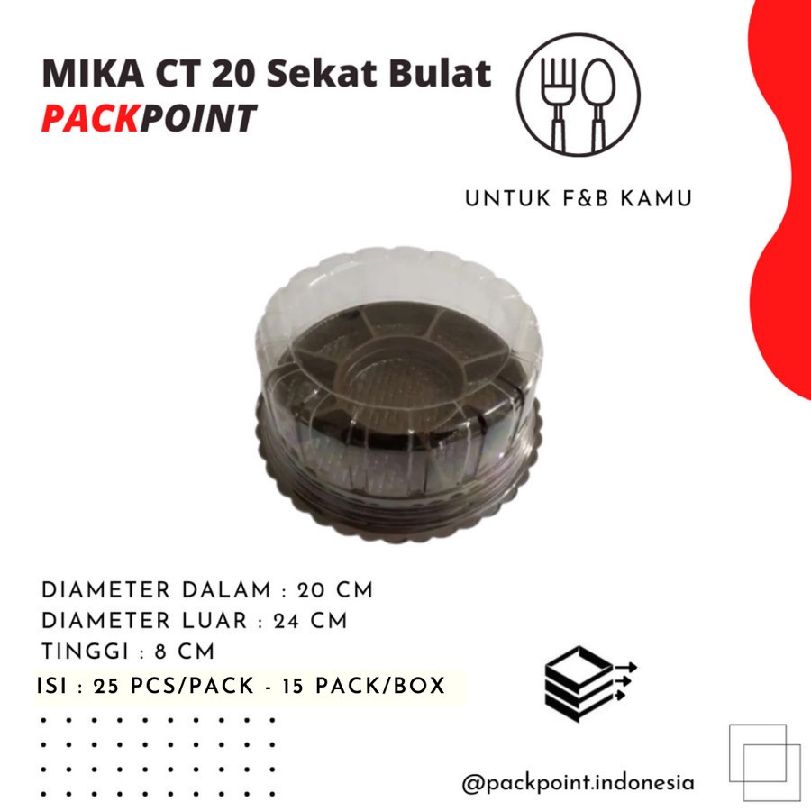 Jual Mika Ct Sekat Mika Cake Tray Mika Tumpeng Mini