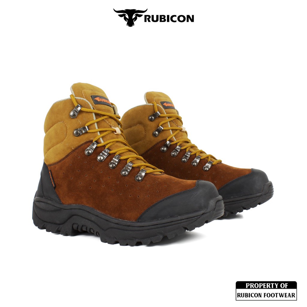 Jual Sepatu Original Rubicon Rub Track Volcano High Brown Boots