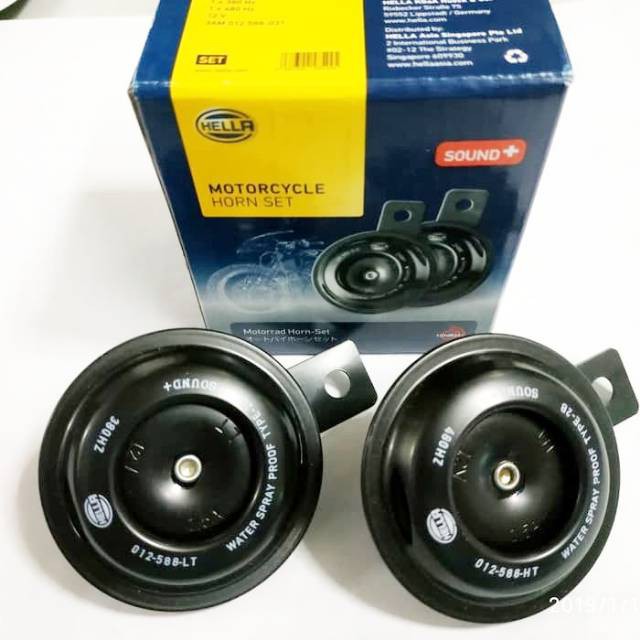 Jual Klakson Hella Motorcycle Sound Plus Dua Klakson Disk Horn