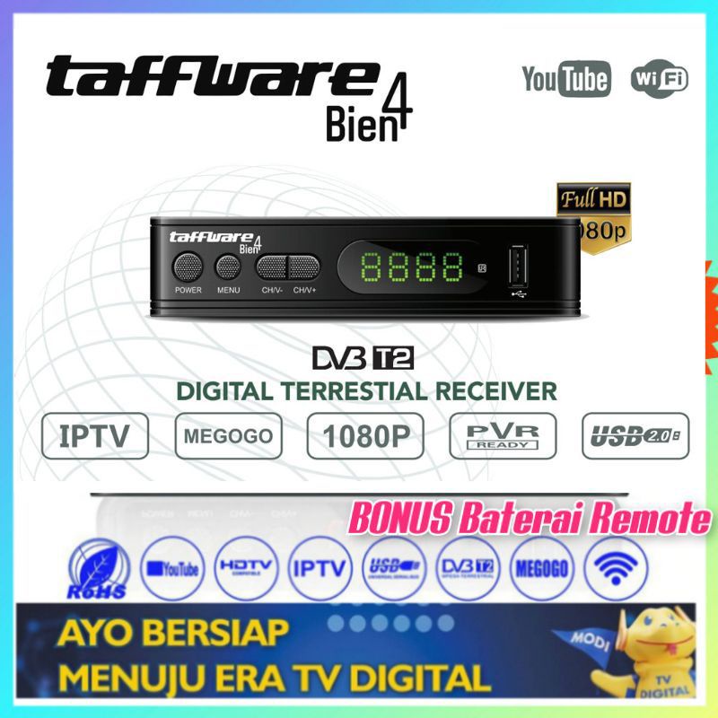 Jual Dvbt Set Top Box Alat Menangkap Siaran Digital Terrestial