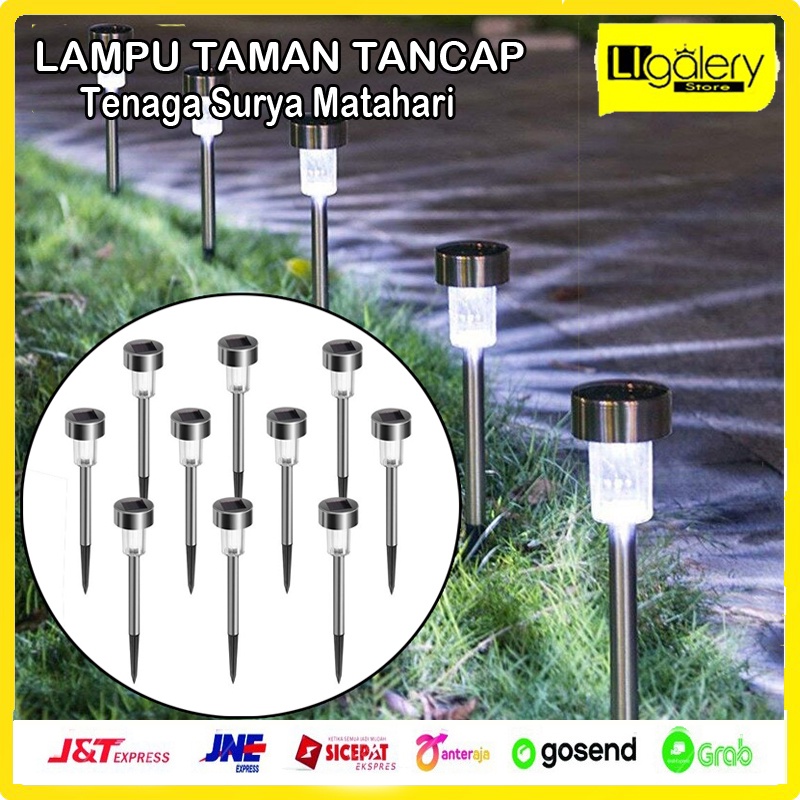 Jual Bisa Cod Lampu Taman Tenaga Surya Matahari Lampu Tancap Taman