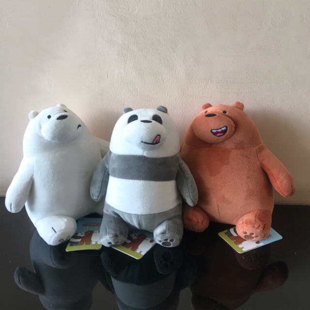 Jual Boneka We Bare Bears Standing Panda Ice Bear Grizzly Stand Doll