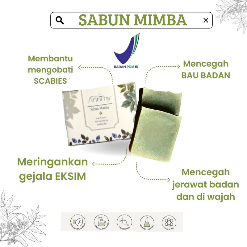 Jual Sabun Mimba Sabun Untuk Gatal Gatal Scabies Jerawat Natural