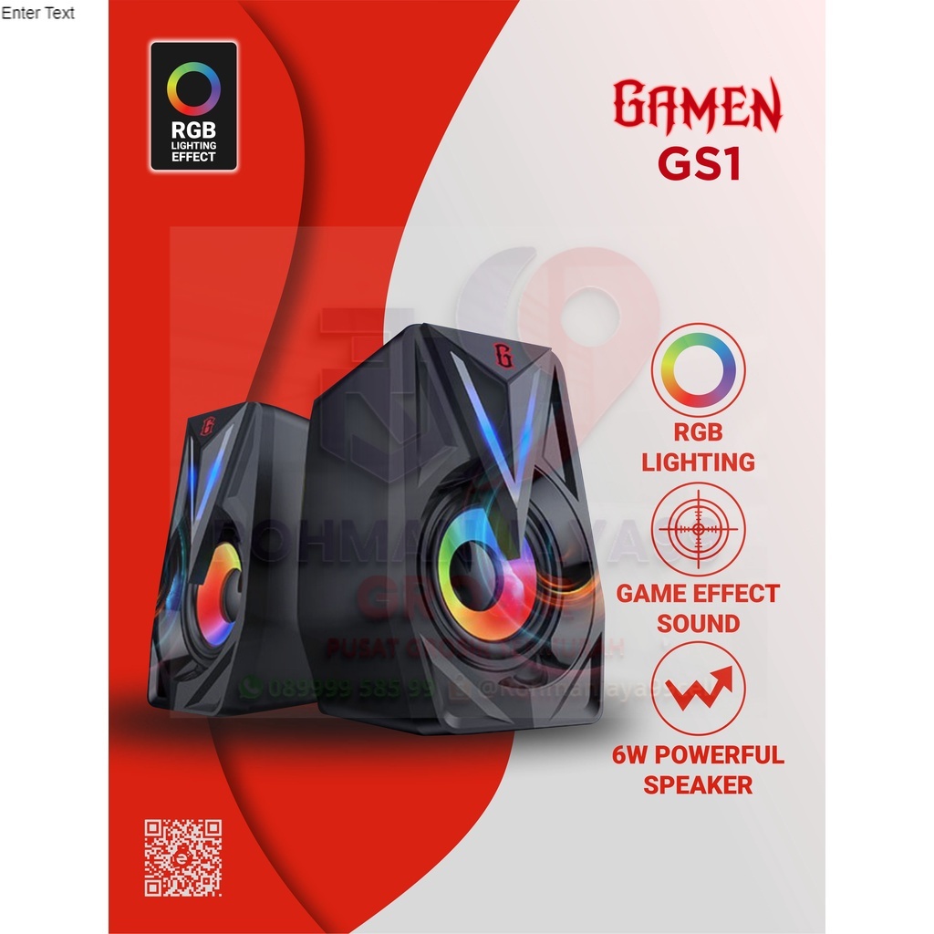 Jual Speaker Laptop Pc Gaming Soundbar Super Bass Portable Rgb Garansi