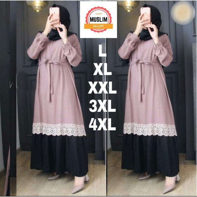 Jual Ready Ukuran M L Xl Xxl Xxxl Xl Xl L Gamis Malaysia Motif