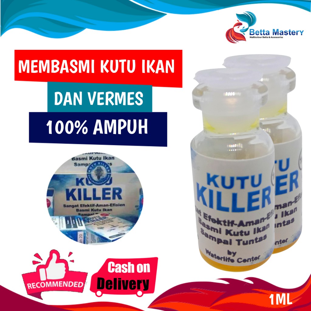 Jual Kutu Killer Sangat Efektif Aman Efisien Membasmi Kutu Ikan Dan