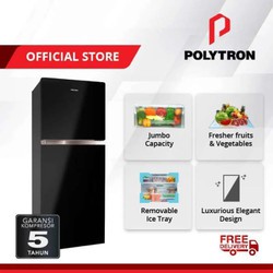 Jual Kulkas Polytron Pintu Kaca Liter Prw Mnx Shopee Indonesia