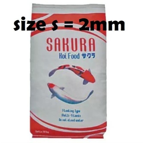 Jual SAKURA KOI 1 KG 2MM PAKAN PELET IKAN KOI KOKI MAS DAN IKAN TERNAK