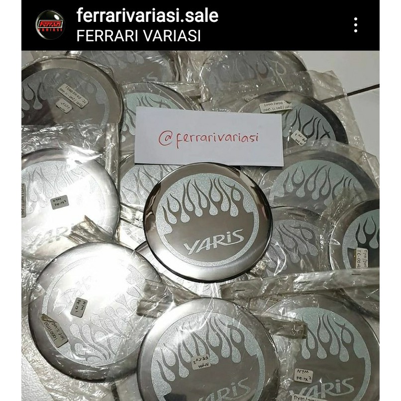 Jual SERBA 25K Cover Tank Tutup Pintu Tangki Bensin Chrome Toyota