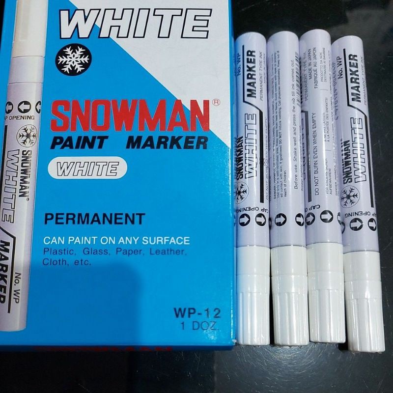 Jual Spidol Snowman Paint Marker Wp Tertera Harga Pcs Shopee