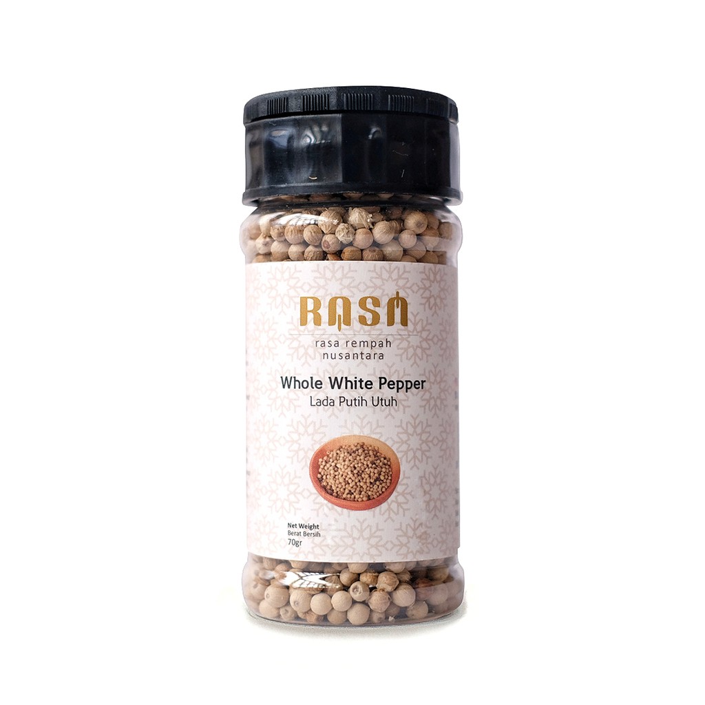 Jual Rasa Whole White Pepper Lada Putih Utuh Shopee Indonesia