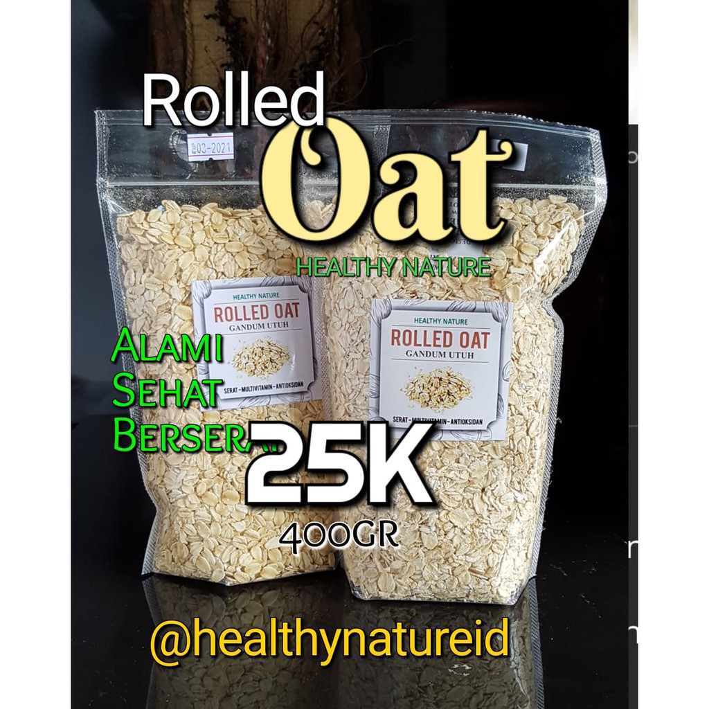 Jual Rolled Oat Oatmeal Gandum Premium Original Shopee Indonesia