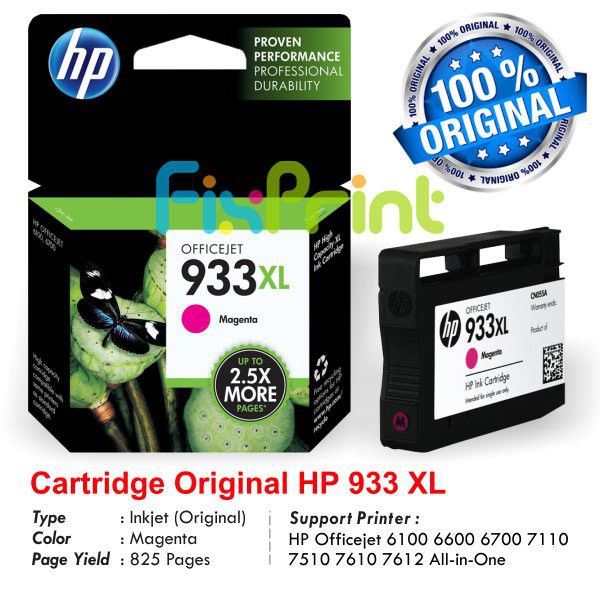 Jual Cartridge Tinta Original Hp Xl Magenta Hp Printer