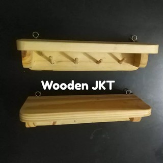 Jual Hanger Kunci Gantungan Kunci Kapstok Tempat Kunci Kayu Jati