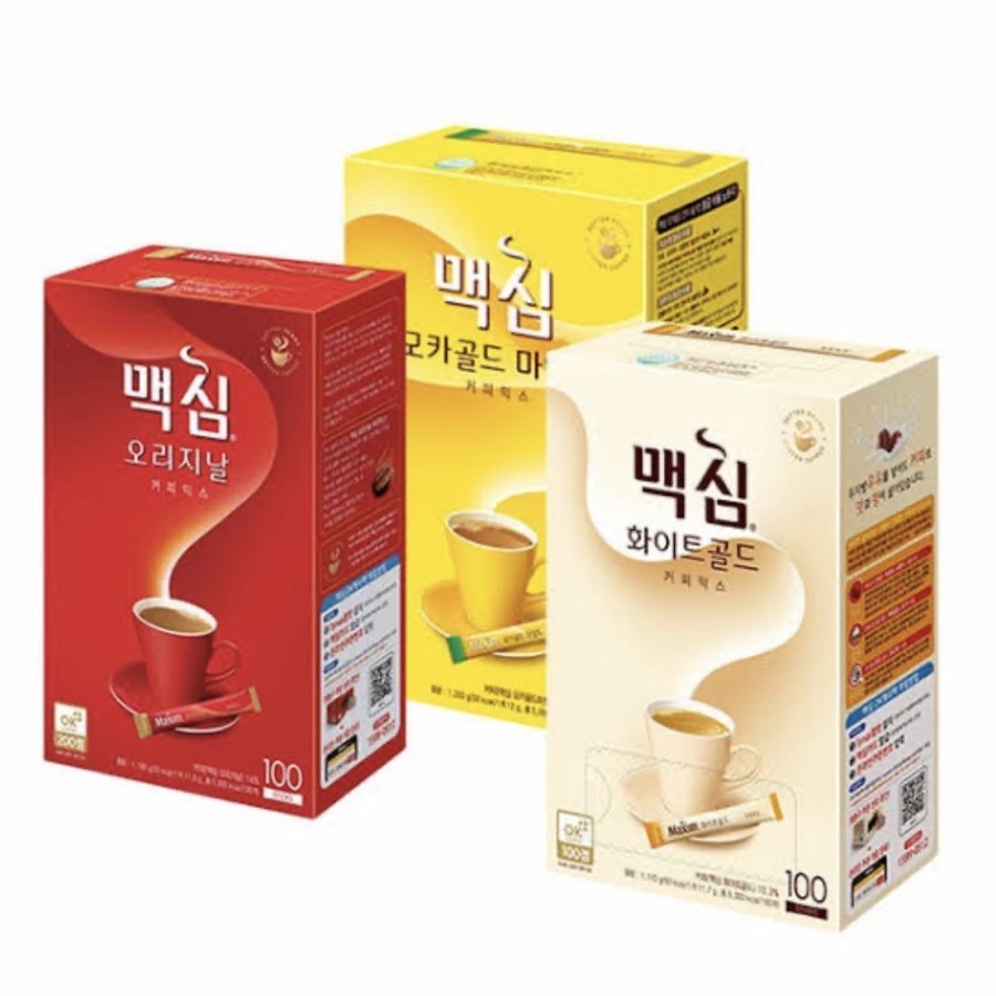 Jual Maxim Coffee Mix Kopi Mix Asli Korea Sachet Shopee