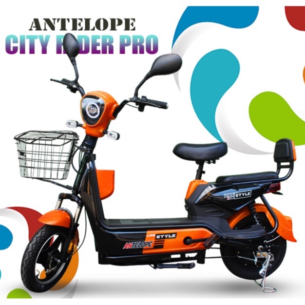 Jual SEPEDA LISTRIK ANTELOPE CITY RIDER PRO Shopee Indonesia