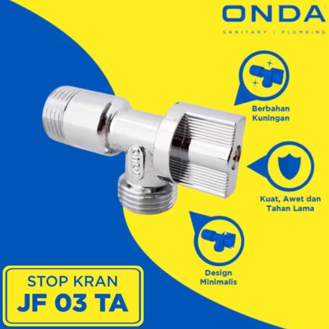 Jual Onda Jf Ta Stop Kran Toilet Katup Keran Shower Brass