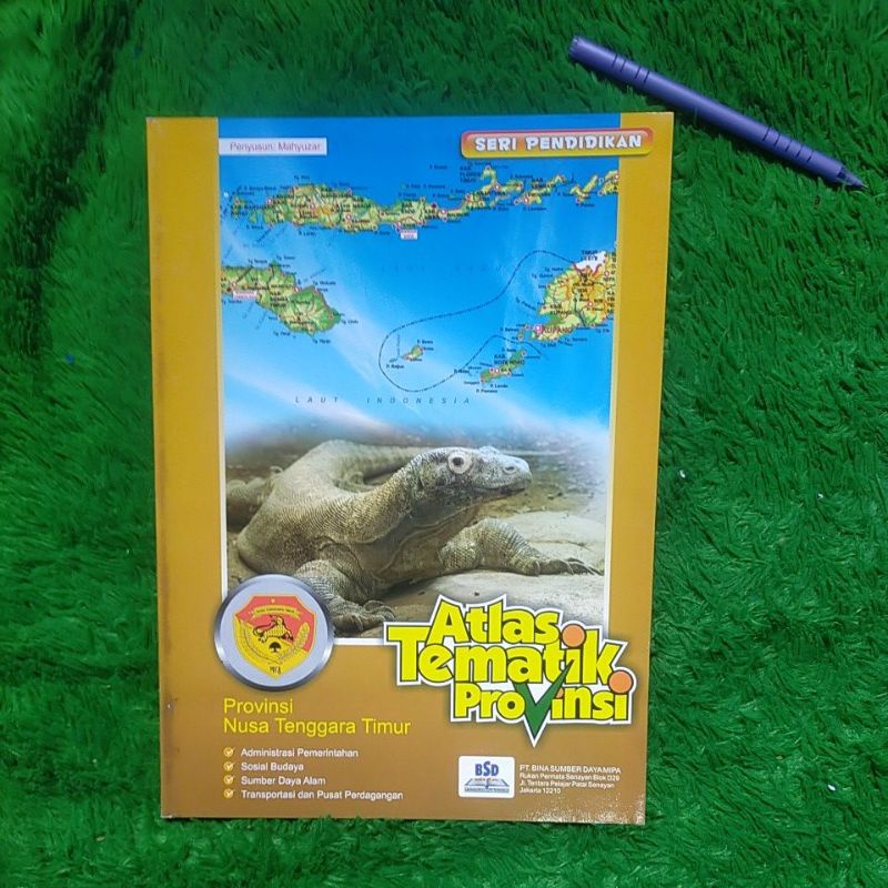 Jual Original Buku Peta Atlas Tematik Provinsi Nusa Tenggara Timur