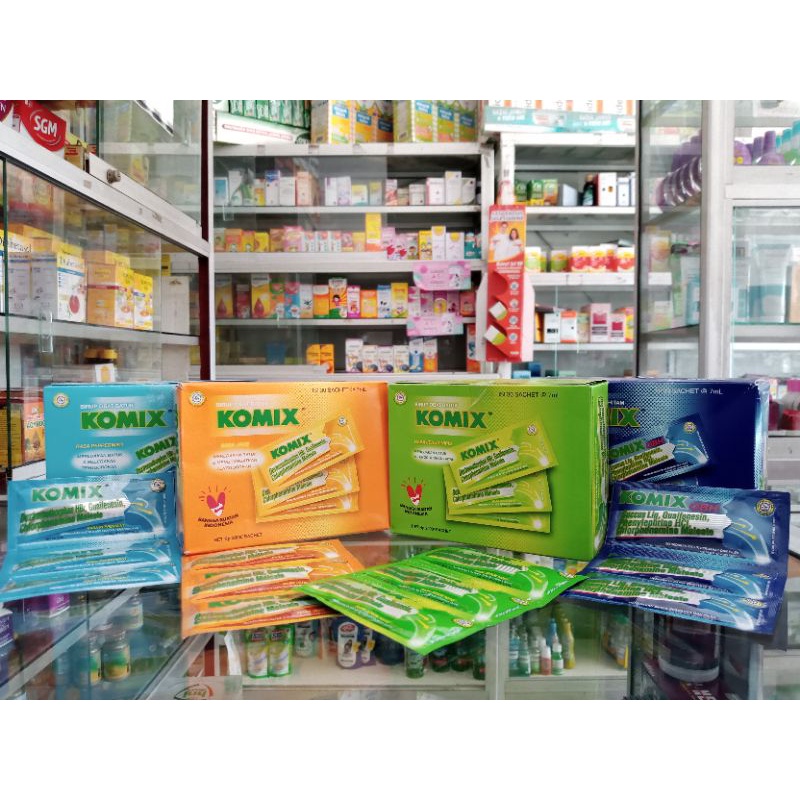 Jual Komix Sirup Obat Batuk Sachet Varian Komix Obh Jahe Jeruk