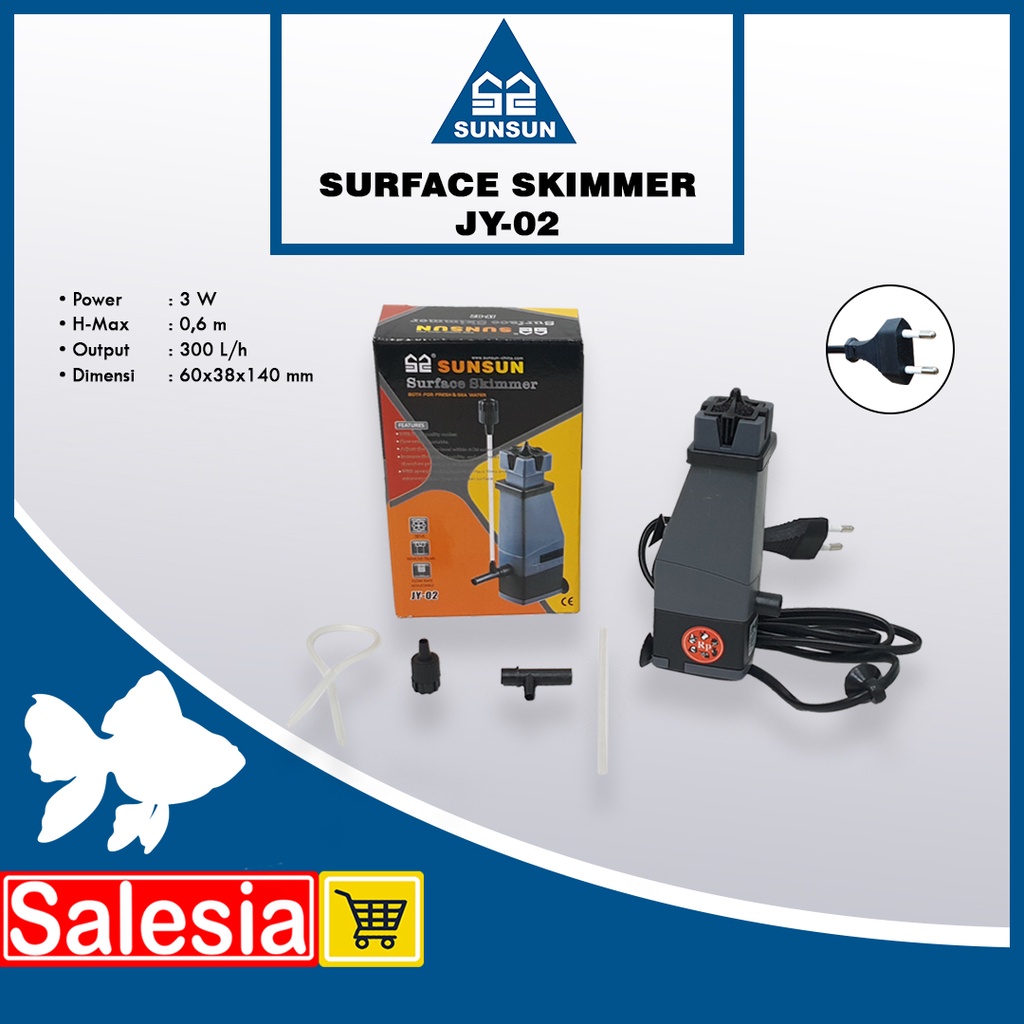 Jual SUNSUN JY 02 PEMBERSIH AQUARIUM AQUASCAPE SURFACE SKIMMER