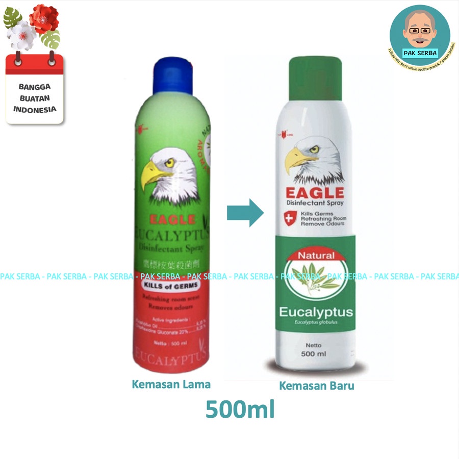 Jual Cap Lang Eagle Eucalyptus Disinfectant Spray 500 Ml Shopee Indonesia