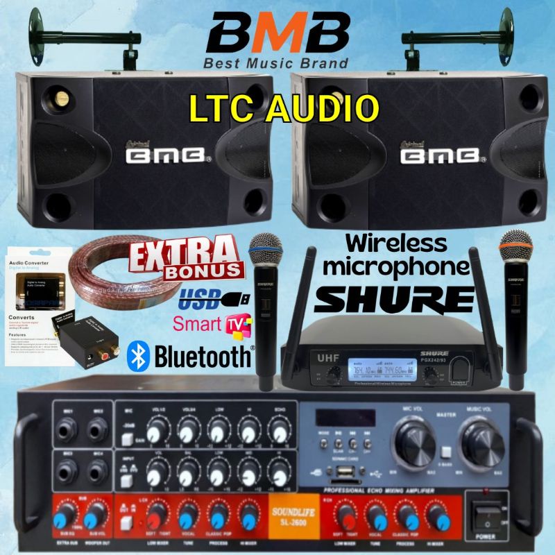 Jual PAKET KARAOKE SOUND SYSTEM BMB ORIGINAL 8 INC PLATINUM 5