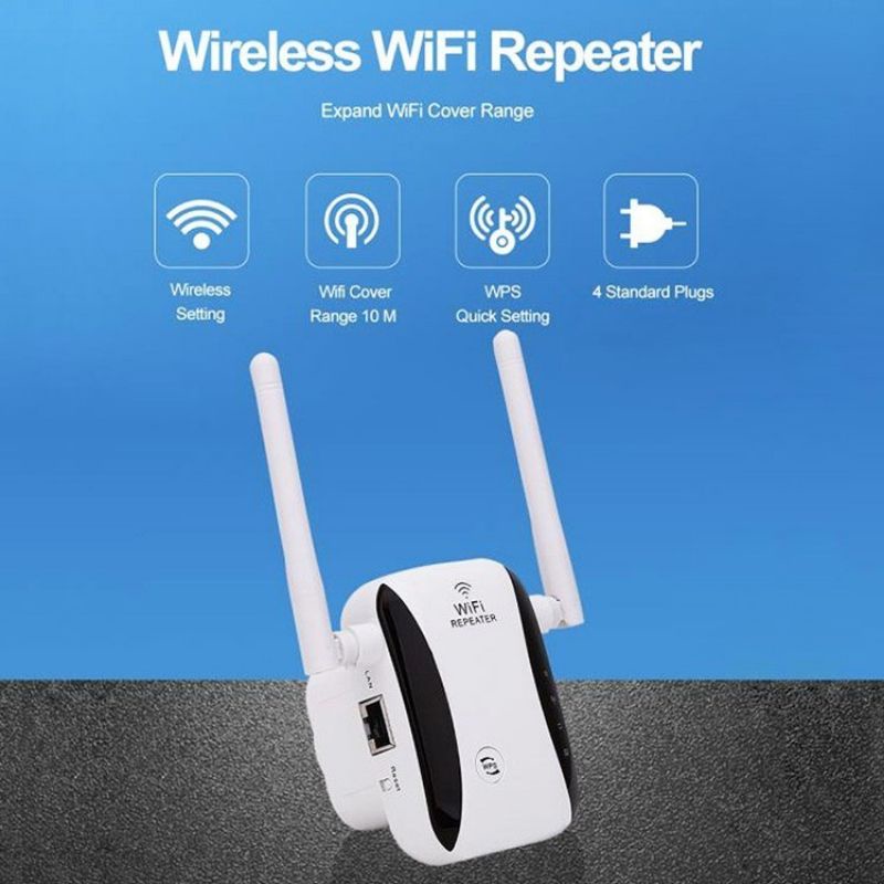 Jual Penguat Sinyal Wifi Repeater Mbps Wireless Wifi Signal Booster