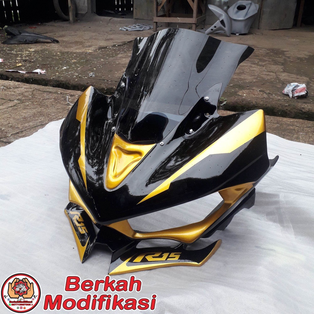 Jual Cover Headlamp Visor Model R Winglet Pnp Yamaha R Old V V