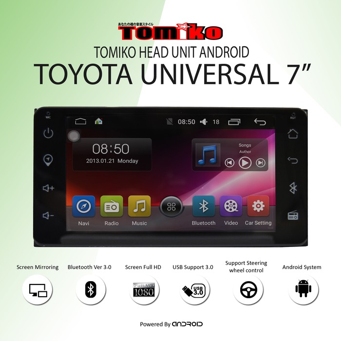 Jual TOMIKO OEM Toyota 7inch All Version HEADUNIT Shopee Indonesia