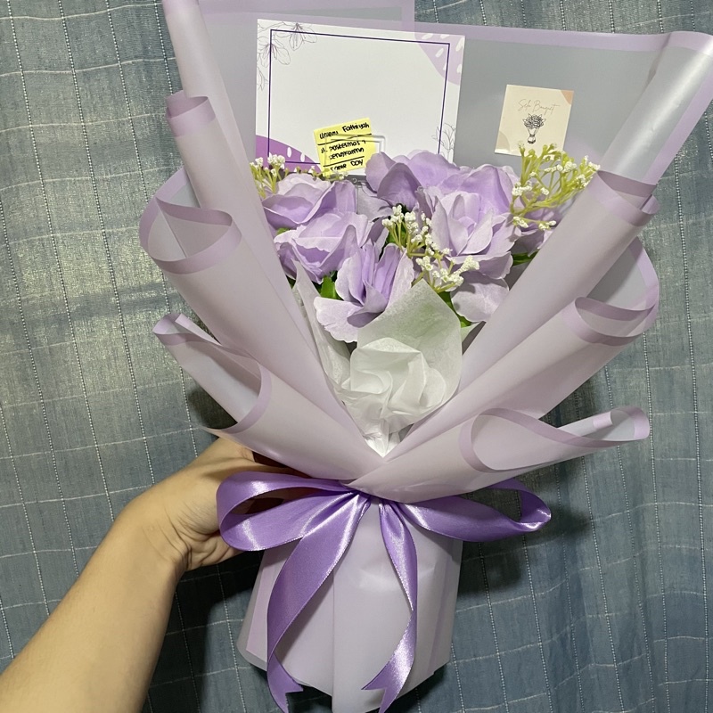 Jual READY Hand Bouquet Flowers Bouquet Wisuda Buket Boneka Wisuda